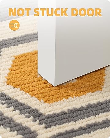 Doormat Super Absorbs Mud Mat Machine Washable Non-Slip Rubber