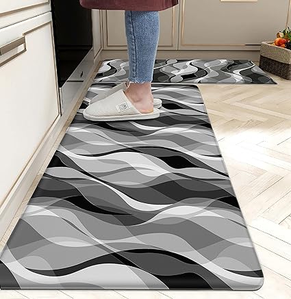 Kitchen Floor Mat Anti-Fatigue Rug Washable Non-Slip Standing Rugs