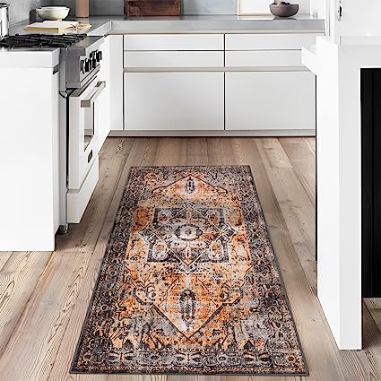 Washable Non-Slip Small Vintage Runner Rugs – Modern Rugs and Decor