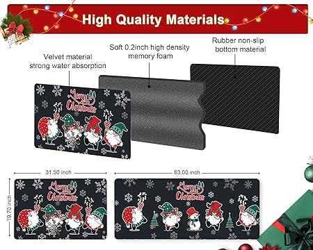 1pc Halloween Text Print Kitchen Mat, Modern Style Crystal Velvet Soft  Rectangle Non-slip & Absorbent Floor Mat For Living Room Household Use