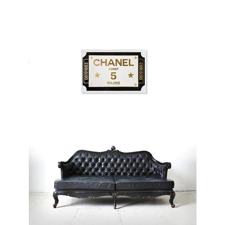 Admit One Elysees Luxury, Wall Art by Oliver Gal