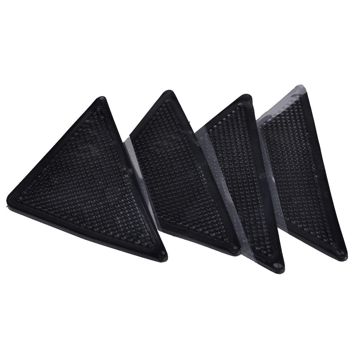 4pcs Black Anti-slip Carpet Gripper