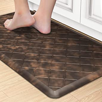Kitsure Kitchen Mat for Cushioned Anti-Fatigue Use, Anti-Slip