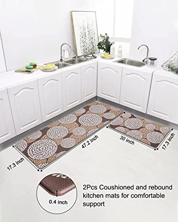 Artistic Beautiful Anti Fatigue Kitchen Floor Mat Unique Floor