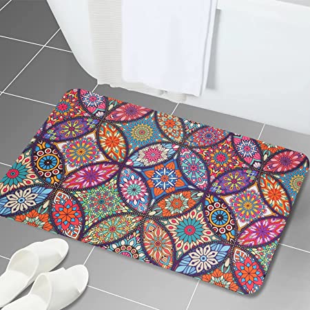 Super Absorbent Wear Resistant Kitchen Floor Mat Quick Dry Rugs Non-Slip  Bathmat