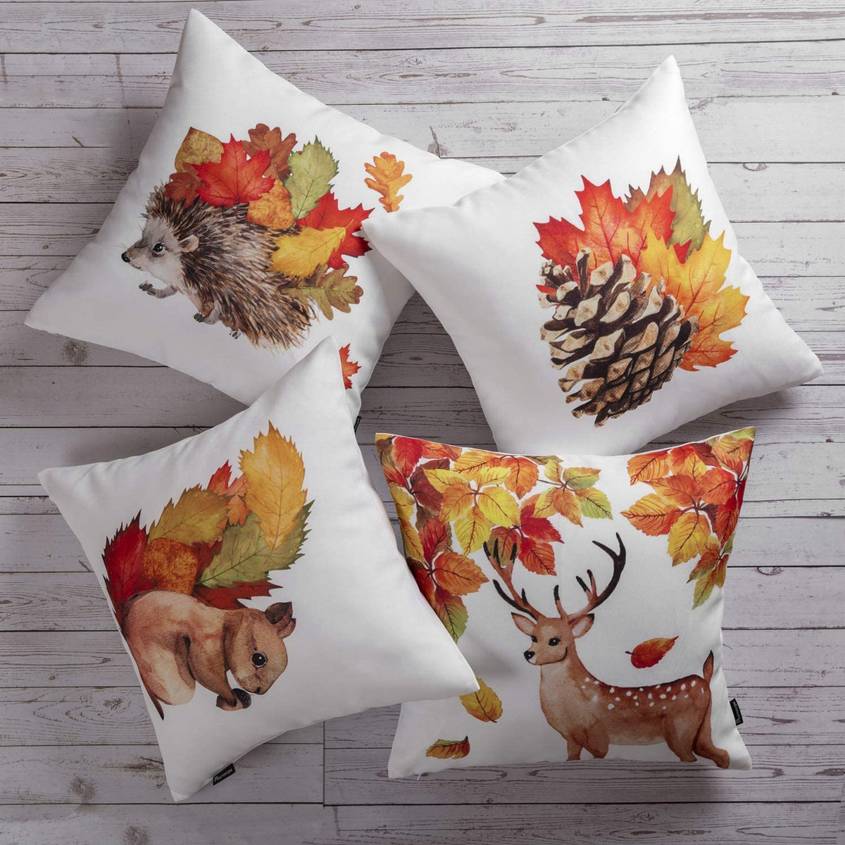 Autumn And Winter Throw Pillow Covers Jacquard Plush Throw - Temu