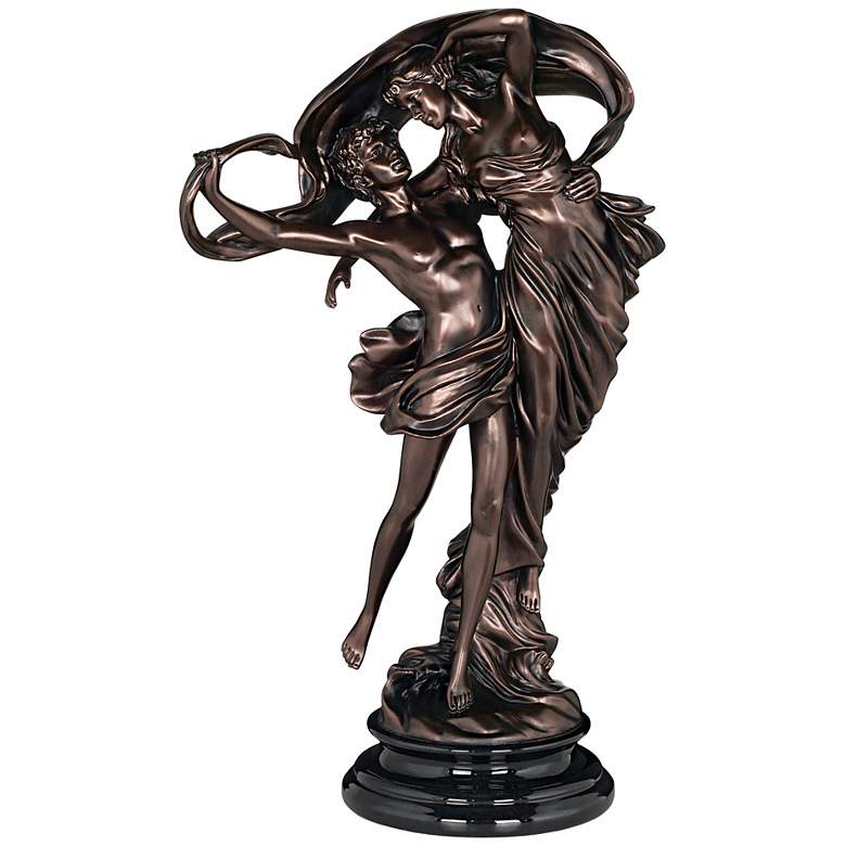 Floating Dancing Couple Bronze Finish 25 3/4