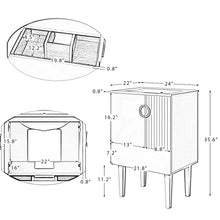 Roberto 24" Bathroom Vanity with a Full Lacquer Finished Base