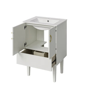 Roberto 24" Bathroom Vanity with a Full Lacquer Finished Base