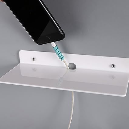 Adhesive Transparent Monitor Floating Shelf For Security Cameras