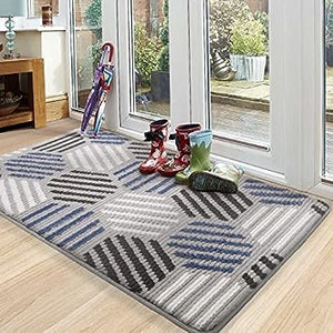 Indoor,Super Absorbent Rugs for Entryway, Non Slip Washable Resist Dirt Entry Front Door Mat 24"x36"