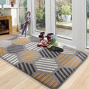 Indoor,Super Absorbent Rugs for Entryway, Non Slip Washable Resist Dirt Entry Front Door Mat 24"x36"