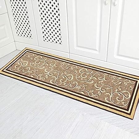 Gloria Non Slip Rubber Back Door mat -Landing Mat Carpet for Bottom of  Carpet for Stairs 20x30