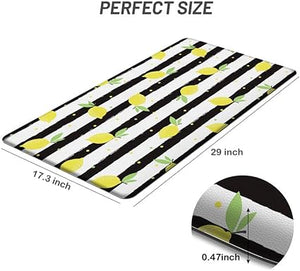 Anti Fatigue Mats for Kitchen Floor Cushioned, Non Skid Washable Memory Foam Kitchen Rugs and Mats for Bedroom, Office, Sink, Laundry