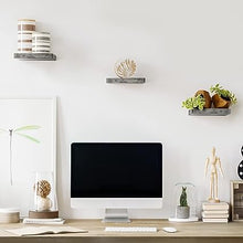 Floating Shelves — Hanging Wall Shelves Decoration — Perfect Trophy Display, Photo Frames (White)