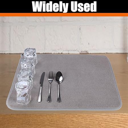 Large Microfiber Table Mat For Countertops 24 17 Inches Absorbent
