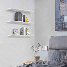 Floating Shelves Wall Shelf Solid Wood for Bathroom Bedroom Kitchen Wall Decor Set of 3