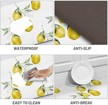 Anti Fatigue Mats for Kitchen Floor Cushioned, Non Skid Washable Memory Foam Kitchen Rugs and Mats for Bedroom, Office, Sink, Laundry 17.3*29''