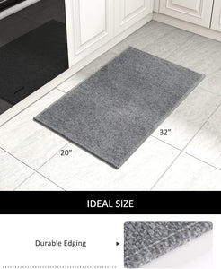 Rubber Backing Non Skid Quick Dry Washable Kitchen Rugs – Modern