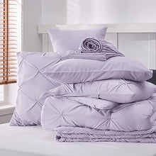 Queen Comforter Set - 7 Pieces, Bed in a Bag with Flat Sheet and Fitted Sheet, Pillowcases & Shams