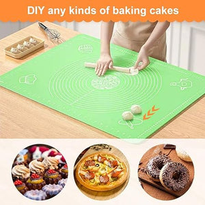 extra large Silicone baking Non Stick pastry kitchen pad, (25 * 17 inch,)