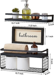 Hanging Bathroom Shelves Over Toilet,