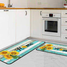 Set of 2 Non-Slip Backing Washable Doormat - 17x47.2 and 17x30 inches.