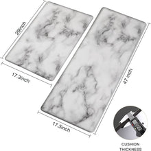 Marble Kitchen Mats for Floor (2 PCs)