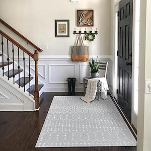 Moroccan Washable Non-Slip Throw Hallway Runner Rug