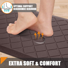 Anti Fatigue Cushioned, Heavy Duty, Non-Skid, Ergonomic Comfort Foam Kitchen Mat 2 PCS,