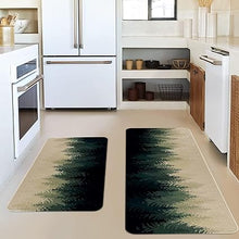 Funny Cactus Kitchen Rugs and Mats Set of 2, Non-Slip Washable Kitchen Sink Mats Holiday Kitchen Decor Doormat+Runner Rug