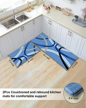 Modern Abstract Design Cushioned Anti Skid Waterproof Mat