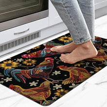 Anti Fatigue Mats for Kitchen Floor Cushioned, Non Skid Washable Memory Foam Kitchen Rugs and Mats for Bedroom, Office, Sink, Laundry