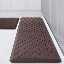 Anti Fatigue Cushioned, Heavy Duty, Non-Skid, Ergonomic Comfort Foam Kitchen Mat 2 PCS,