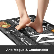 Anti Fatigue Kitchen Mats [2PCS] Non-Skid Waterproof Kitchen Mats