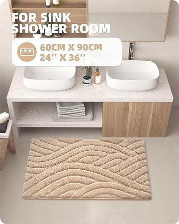 16 x 24 Non Slip Bath Rugs for Bathroom – Modern Rugs and Decor