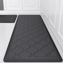 2 PCS Cushioned Anti Fatigue 1/2 Inch Thick Waterproof Non Slip PVC Non Skid Comfort Cushion Kitchen Mats