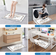 Anti Fatigue One Piece, Modern Logo Kitchen Runner Mat