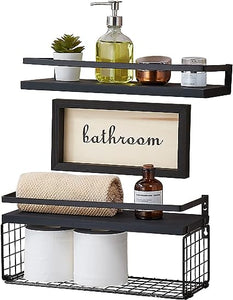 Hanging Bathroom Shelves Over Toilet,