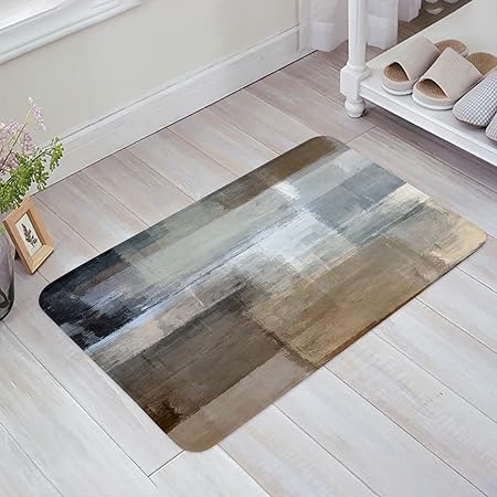 Anti-Skid Cushioned Comfort Standing Abstract Oil Painting 1 Piece Wat –  Modern Rugs and Decor