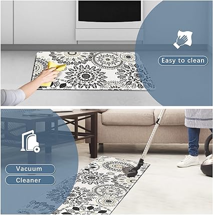 Cloud Kitchen Floor Mat, Washable Anti Fatigue Mat, Comfort Rug for Kitchen,  Floor Home Office Laundry – Feblilac Store