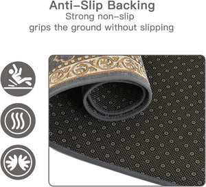 3 Pcs Anti-Fatigue Non-Slip,  Non-Skid Standing Mats - 20x32in+20x47in+20x59in