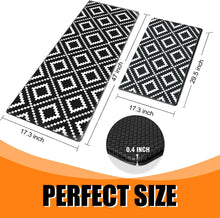 Anti Fatigue Non-Slip, Thick Cushioned, Waterproof Kitchen Rugs