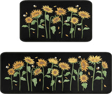 Sets of 2, Decoration Rubber Backing Non-Slip Absorbent, Waterproof Mats - 17x30+17x48inch