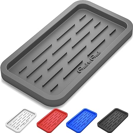 Silicone Tray Kitchen Sink Organizer Soap Dispensers Tray