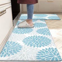 Anti Fatigue Set of 2 Waterproof Non Slip Kitchen Mats 17"x48"+17"x28"