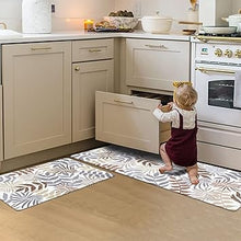 Anti Fatigue Kitchen Mats for Floor 2 Piece Set,