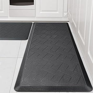  WEZVIX Anti Fatigue Kitchen Mat [2 PCS], Cushioned Non