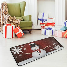 Christmas Gnome  Non-Slip Bath Rug Runner Doormats, 39x20 Inches