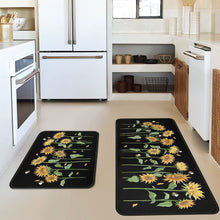 Sets of 2, Decoration Rubber Backing Non-Slip Absorbent, Waterproof Mats - 17x30+17x48inch